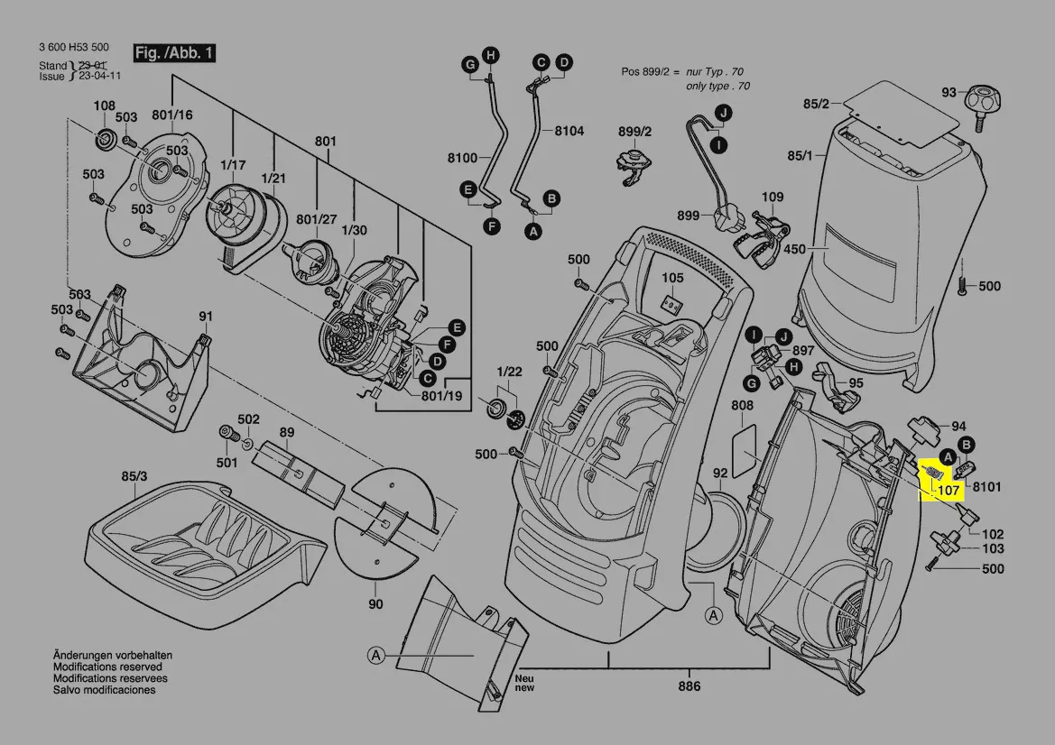 Ressort réf. 2 609 005 435 Bosch